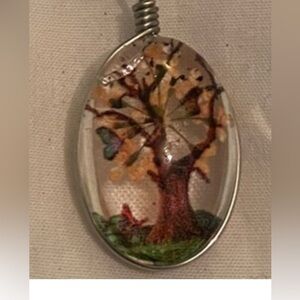 Elegant Tree Pendant Necklace